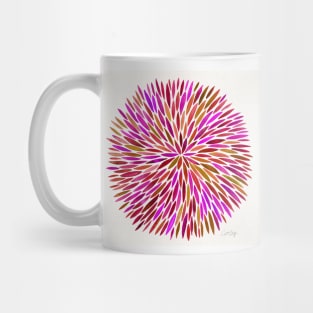 Pink Water Color Burst Mug